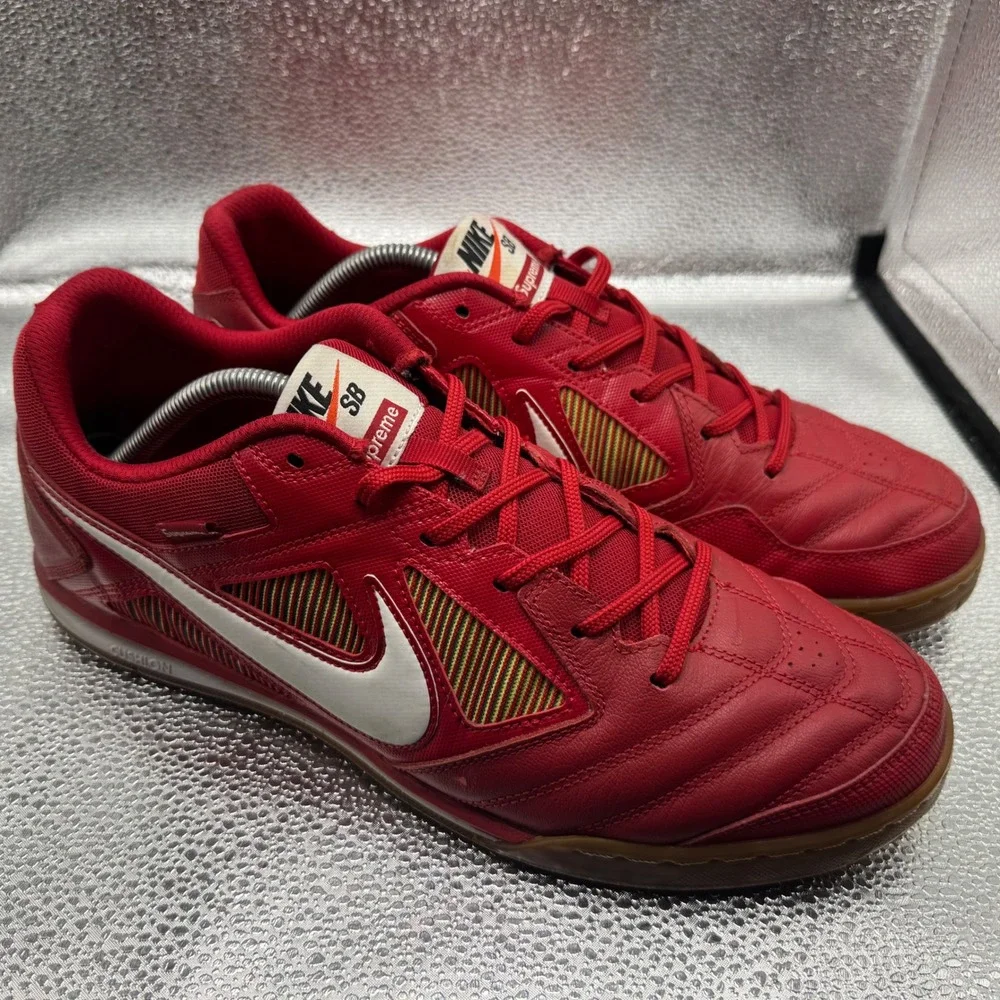 Size 12 Nike SB Gato Supreme Sneakers Mens Red Good AR0821-600 World Famous
